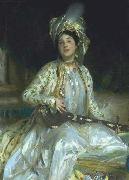 John Singer Sargent Sargent emphasized Almina Wertheimer exotic beauty in 1908 by dressing her en turquerie oil on canvas